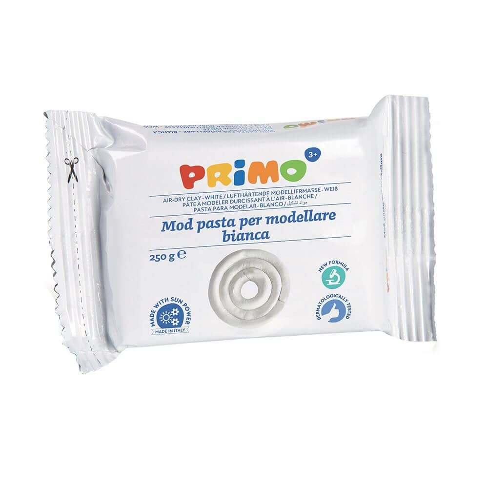 Argila pentru modelaj Morocolor Primo , 250 g, alb Argila pentru modelaj Morocolor Primo , 250 g, alb